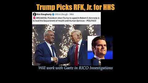 Dems Howl as RFK Selected for HHS