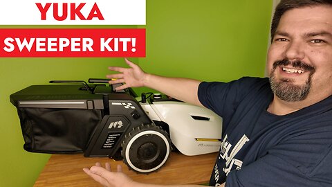 Yuka robot lawnmower sweeper kit