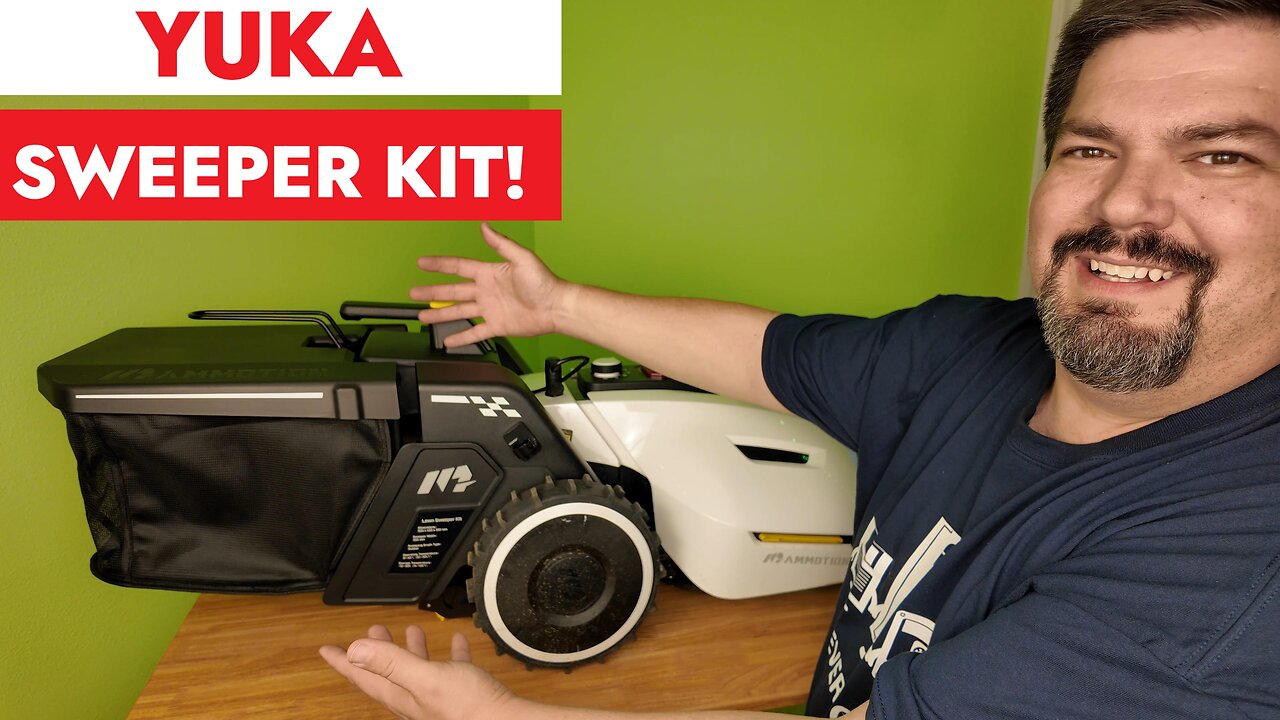Yuka robot lawnmower sweeper kit