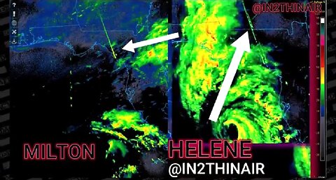 REDACTED W/ "IS THE US GOVERNMENT CONTROLLING HURRICANE MILTON?" A CAT 5 STORM 🌀