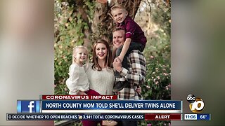 North County mom told she'll deliver twins alone