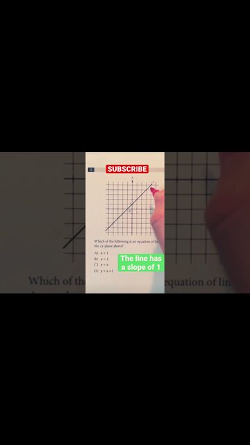 SAT LINEAR EQUATIONS QUESTION collegebord