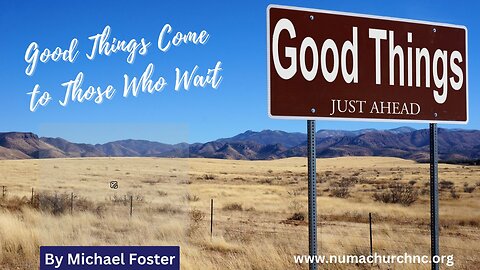Now Is The Time To Wait On The Lord! | Michael Foster | NUMA Church NC