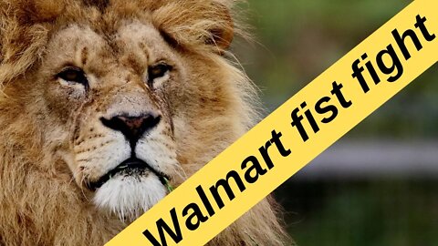 Fist fight at Walmart