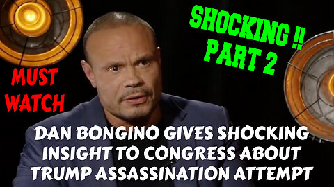 BREAKING DAN BONGINO AND AGENTS TESTIFY TO CONGRESS ABOUT TRUMP ASSASSINATION ATTEMPT