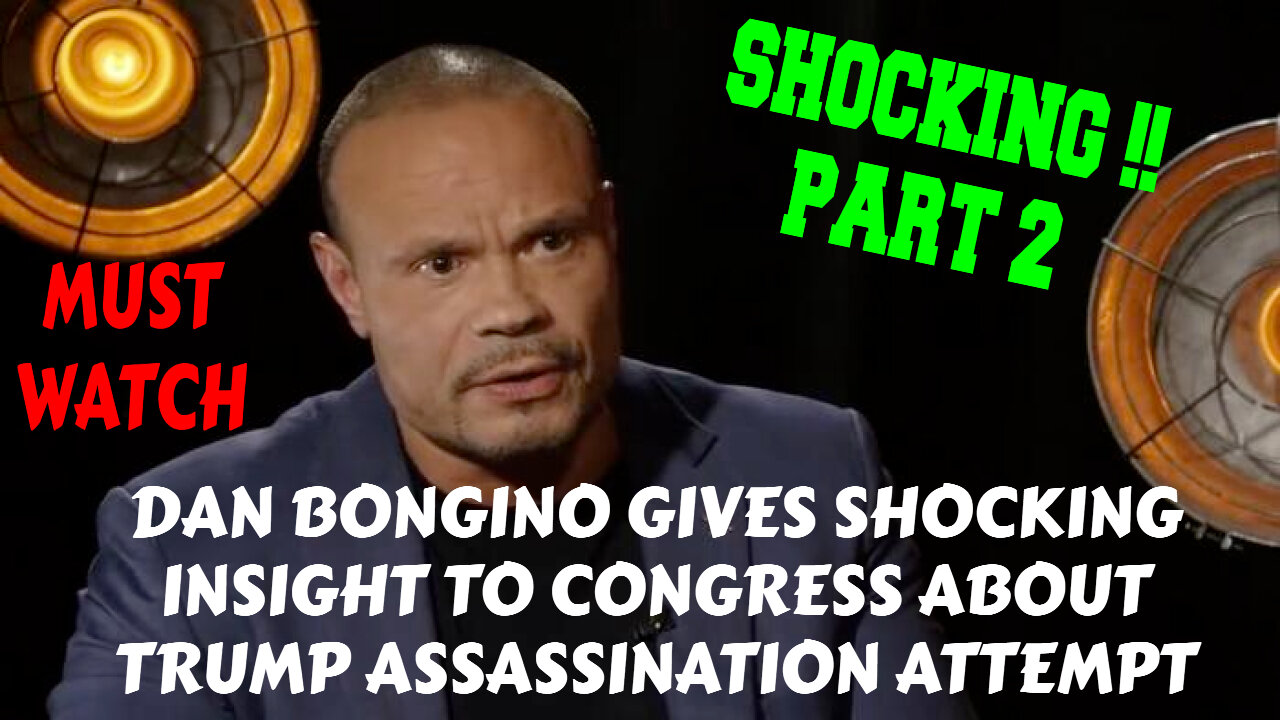 BREAKING DAN BONGINO AND AGENTS TESTIFY TO CONGRESS ABOUT TRUMP ASSASSINATION ATTEMPT
