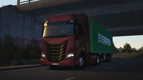 ETS2 Greece | Iveco S Way 580 | Thessaloniki EL to Larissa EL | Truck Batteries 14t