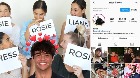 NOAH CENTINEO FOLLOWED ME ON IG! 😍😦