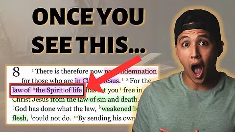 THIS Law of The Spirit Is MUCH Deeper Than You Think