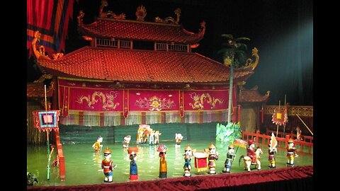 Backpacking the Thang Long puppet Theatre Old Quarter, Hanoi, Vietnam 2024