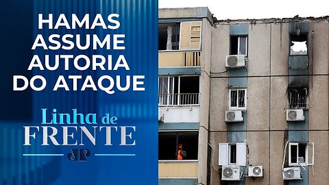 Foguete lançado pelo Hamas atinge prédio residencial em Tel Aviv | LINHA DE FRENTE