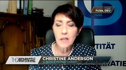 MEP Christine Anderson about the "Politactors"!