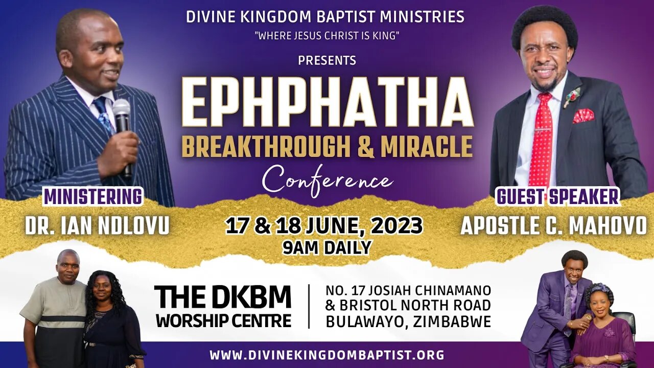"Ephphatha" Breakthrough & Miracle Revival Conference | 18 June 2023