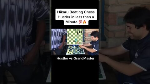 Hikaru humiliates chess hustler