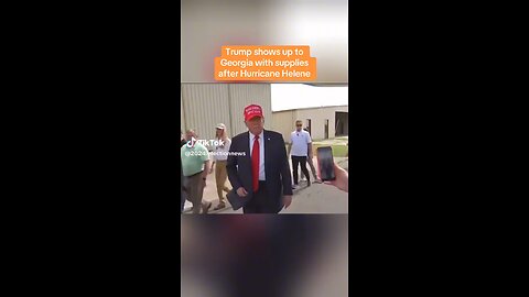 Trump Helps Georgia After Hurricane Helene 2024