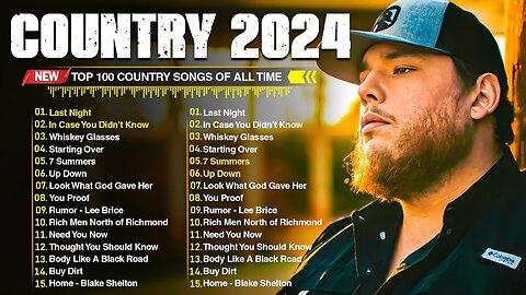 Country Music 2024 🎶Luke Combs, Kane Brown, Jason Aldean, Luke Bryan, Morgan Wallen, Chris Stapleton