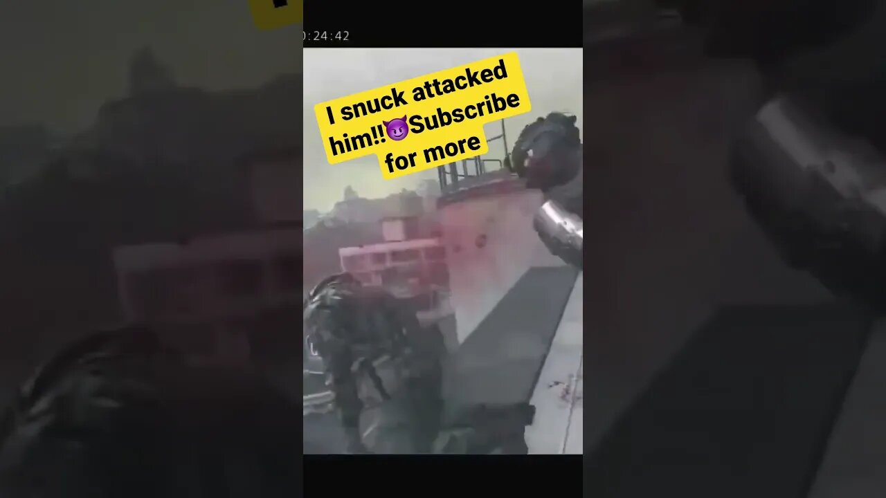 I snuck Attacked him!!😈Subscribe for more #warzone2 #callofdutymodernwarfare2 #resurgence