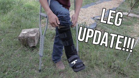 LEG UPDATE!!!/ I Got a Boot!!!