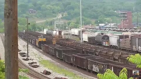 CSX Cumberland Train Yard from Cumberland, Maryland June 5, 2024