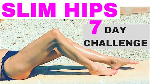 HIP FAT LOSS CHALLENGE (lower body fat loss program) How To Lose Hip Fat In 1 Week