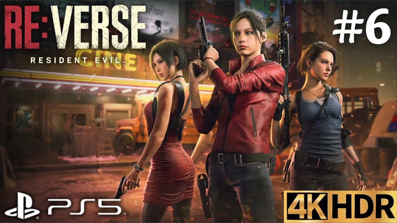 Resident Evil Re:Verse Match #6 Gameplay | PS5, PS4 | 4K HDR (No Commentary Gaming)