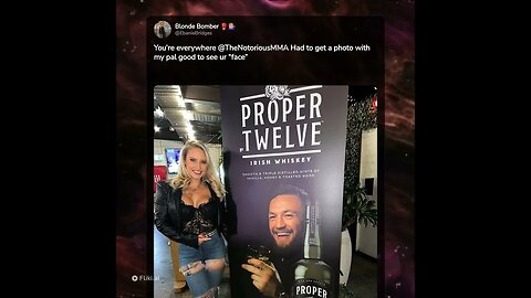 TheNotoriousMMA everywhere. I had to take a picture with my friend. It's nice to see your "face"