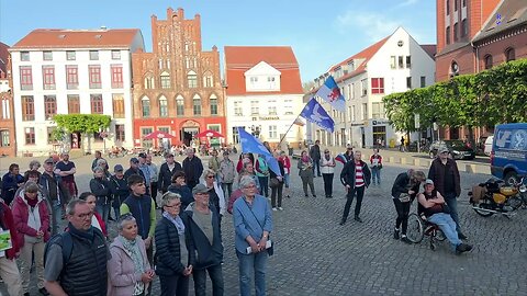 Greifswald - Uwe mit seinem Redebeitrag 22-05-2023