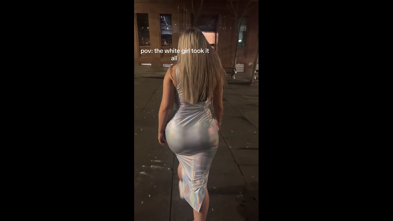 White girl Booty