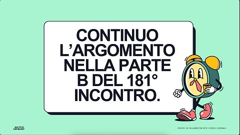 181° incontro (b): Tutelare il volere di Cristo Tuo Re (5° parte)