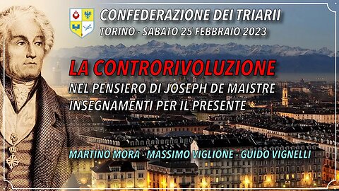 LA CONTRORIVOLUZIONE NEL PENSIERO DI JOSEPH DE MAISTRE, INSEGNAMENTI PER IL PRESENTE.