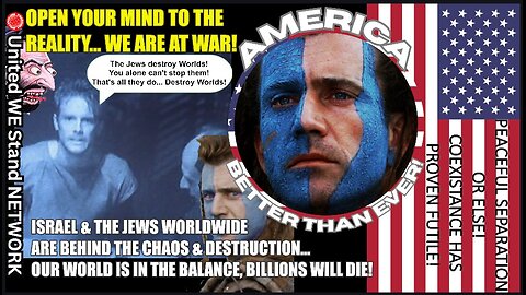 YOUR WORLD IS BEING DESTROYED GOYIM! WHO'S BEHIND IT?!