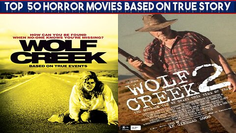 Wolf Creek(2005) |Wolf Creek 2 (2013) |Series 3| Top 50 Horror Movies Inspired by True Events