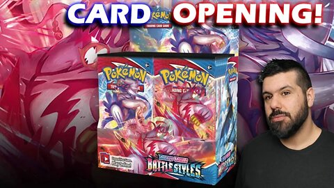 Pokemon card opening! (unboxing Battle Style, sword and shield)