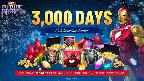 3000 DIAS - MARVEL FUTURE FIGHT