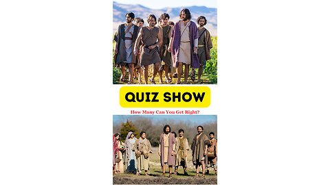 "The Chosen" Quiz Show: Can You Ace This Quiz? Test Your Knowledge.