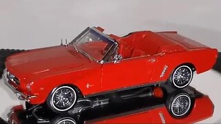 1:18 Premium Diecast Model Cars - 1964-1/2 Ford Mustang Convertible - ERTL Precision
