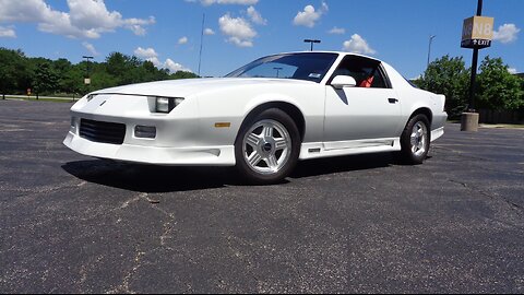 Factory 5 Speed 1992 Chevrolet Camaro RS 5 Liter in White & Ride on My Car Story with Lou Costabile