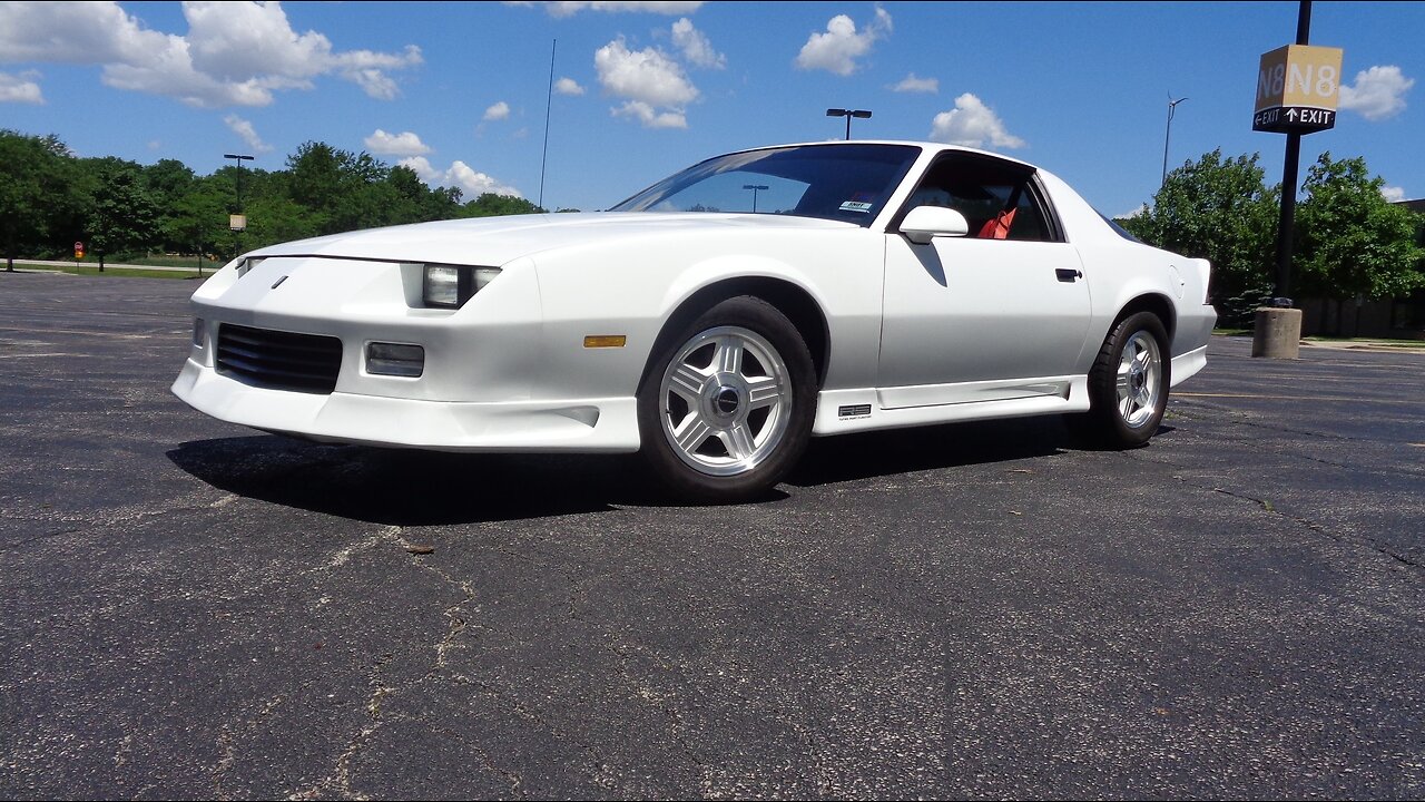 Factory 5 Speed 1992 Chevrolet Camaro RS 5 Liter in White & Ride on My Car Story with Lou Costabile