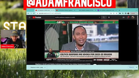 WOKE Malika Andrews shut down by Stephen A Smith & RUDE to Kendrick Perkins