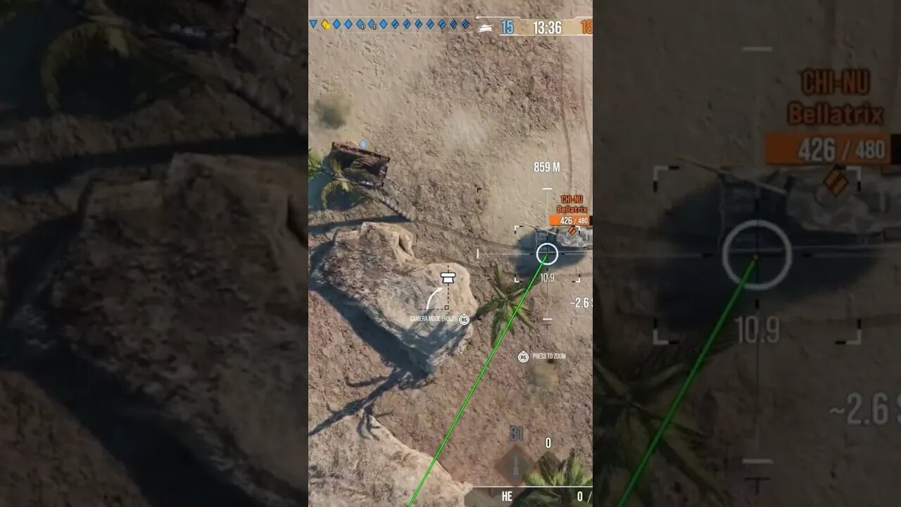 World of Tanks: Watched this guy flip himself on a rock