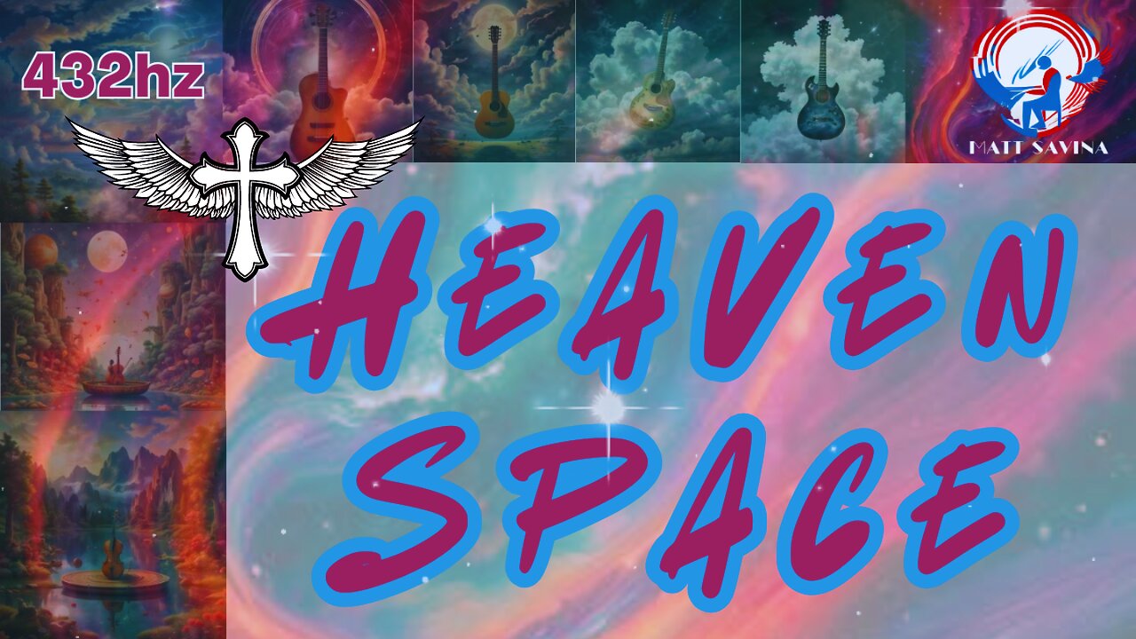 Heaven Space | 60 Minute 432Hz Dreamy Spacey Synth Pad Guitar Chill Heaven Christian Love