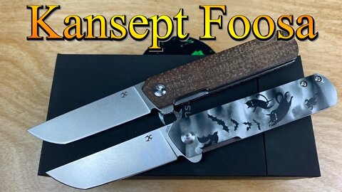 Kansept Foosa / includes disassembly / such a variety of materials and great to carry & use !