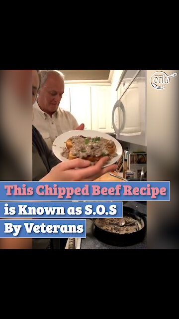 This Chipped Beef Recipe is Known as S.O.S By Veterans