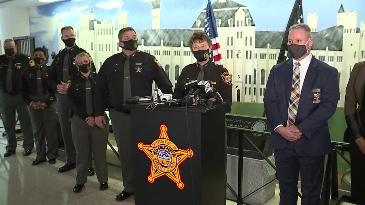 Charmaine McGuffey sworn in as first woman, openly LGBTQ sheriff in Hamilton County
