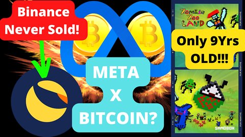 Binance Never Sold Luna! Meta Interested In Bitcoin! Sandbox x 9 Year Old Creating Zombie Zoo Land!