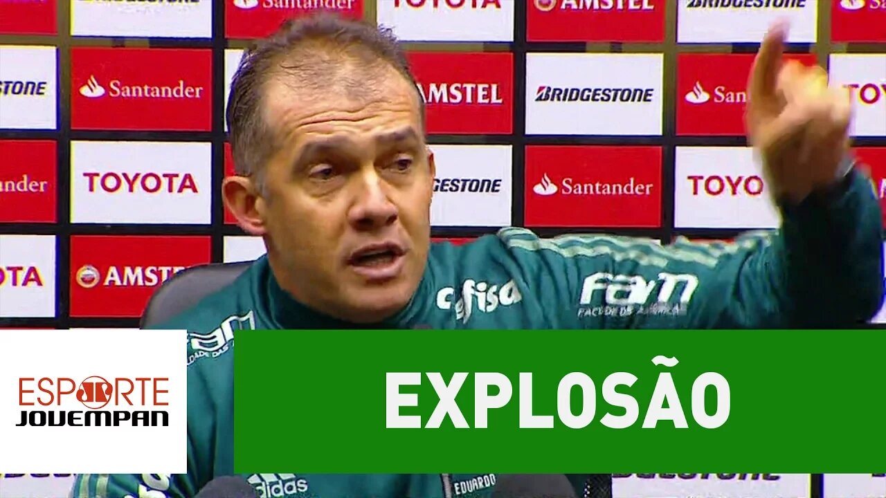 E. Baptista explica por que "explodiu" com a imprensa