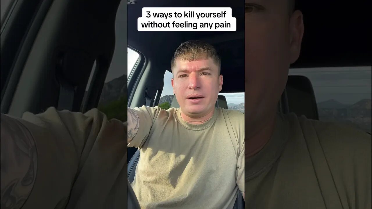 3 ways to kill yourself without feeling any pain #mrgriffis