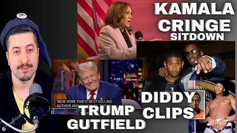 P Diddy Clips / Kamala Harris Cringe / Trump Gutfield Appearence
