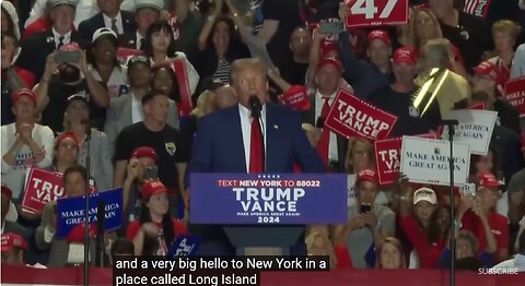 LIVE Donald Trump hosts MAGA rally in New York