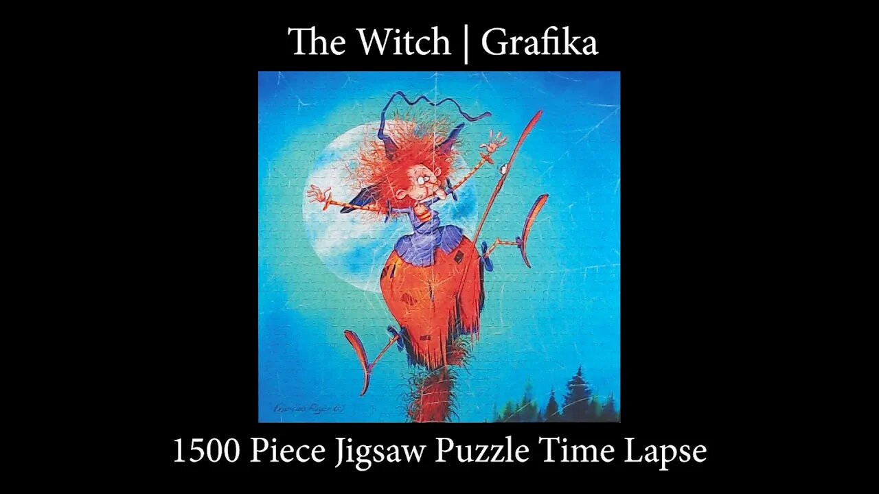 1,500 piece The Witch Jigsaw Puzzle Time Lapse | Grafika
